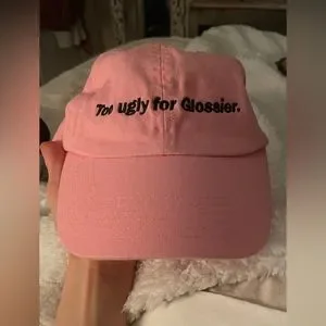 Glossier | Accessories | Too Ugly For Glossier Dad Hat